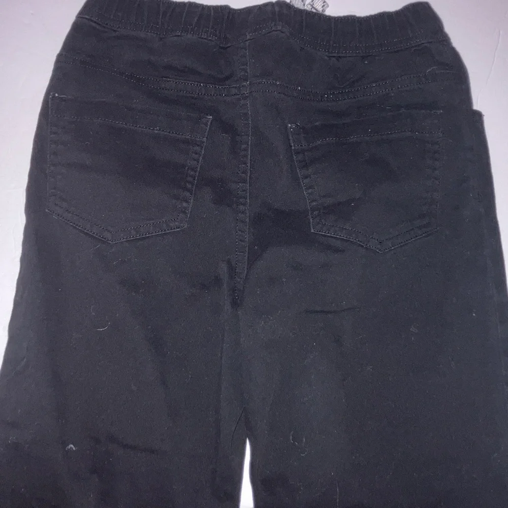 Blue Denim and Black Twill Kids Pants‎ Size 8 Slim Straight Leg